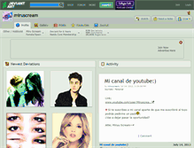 Tablet Screenshot of miruscream.deviantart.com