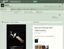 Tablet Screenshot of djrana.deviantart.com