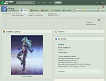 Tablet Screenshot of nirsus.deviantart.com