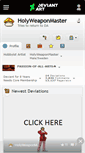 Mobile Screenshot of holyweaponmaster.deviantart.com