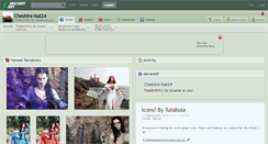 Desktop Screenshot of cheshire-kat24.deviantart.com