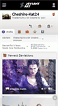Mobile Screenshot of cheshire-kat24.deviantart.com