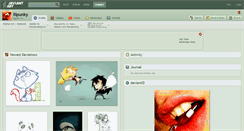 Desktop Screenshot of lilpunky.deviantart.com