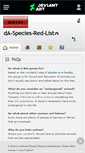 Mobile Screenshot of da-species-red-list.deviantart.com