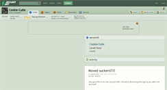 Desktop Screenshot of cookie-cutie.deviantart.com