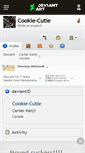Mobile Screenshot of cookie-cutie.deviantart.com