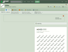Tablet Screenshot of lirinu.deviantart.com