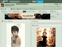 Tablet Screenshot of angelles-laveau.deviantart.com