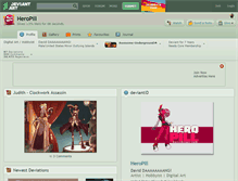 Tablet Screenshot of heropill.deviantart.com