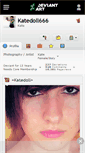 Mobile Screenshot of katedoll666.deviantart.com