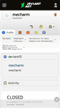 Mobile Screenshot of mecharm.deviantart.com