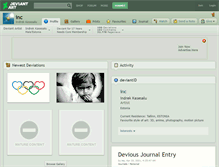 Tablet Screenshot of inc.deviantart.com