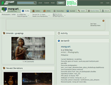 Tablet Screenshot of mong-art.deviantart.com