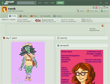 Tablet Screenshot of mandk.deviantart.com