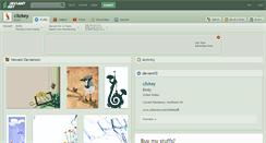 Desktop Screenshot of clickey.deviantart.com