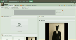 Desktop Screenshot of bound.deviantart.com