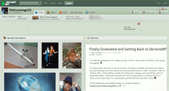 Desktop Screenshot of platinumangel25.deviantart.com