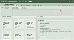 Desktop Screenshot of dead-mockingbird.deviantart.com