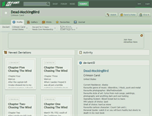 Tablet Screenshot of dead-mockingbird.deviantart.com