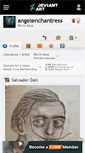 Mobile Screenshot of angelenchantress.deviantart.com