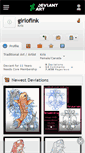 Mobile Screenshot of girlofink.deviantart.com