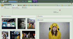 Desktop Screenshot of misshinata96.deviantart.com