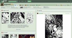 Desktop Screenshot of benjonesart.deviantart.com
