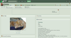 Desktop Screenshot of fyreonja.deviantart.com