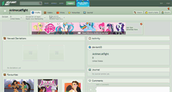 Desktop Screenshot of animecatfight.deviantart.com