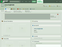 Tablet Screenshot of mrss-brightside.deviantart.com