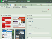 Tablet Screenshot of christ2k.deviantart.com
