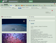 Tablet Screenshot of kanttii.deviantart.com