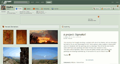 Desktop Screenshot of gladivs.deviantart.com