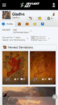 Mobile Screenshot of gladivs.deviantart.com