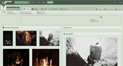 Desktop Screenshot of modestmaniac.deviantart.com