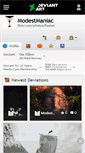 Mobile Screenshot of modestmaniac.deviantart.com
