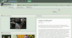 Desktop Screenshot of death-pony7.deviantart.com
