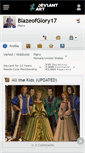 Mobile Screenshot of blazeofglory17.deviantart.com