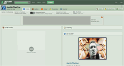 Desktop Screenshot of martintheone.deviantart.com