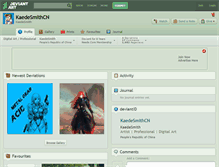 Tablet Screenshot of kaedesmithcn.deviantart.com
