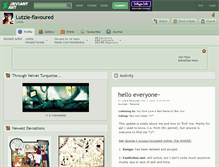 Tablet Screenshot of lutzie-flavoured.deviantart.com