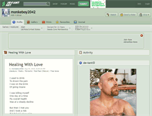 Tablet Screenshot of monkeboy2042.deviantart.com