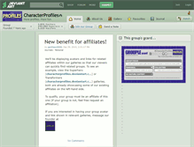 Tablet Screenshot of characterprofiles.deviantart.com