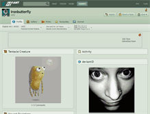 Tablet Screenshot of ironbutterfly.deviantart.com