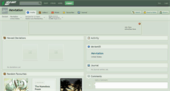 Desktop Screenshot of mewtation.deviantart.com