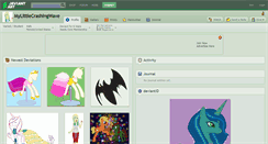 Desktop Screenshot of mylittlecrashingwave.deviantart.com