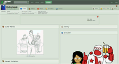 Desktop Screenshot of kidcomrade.deviantart.com