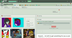 Desktop Screenshot of deathflowerh20.deviantart.com