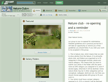 Tablet Screenshot of nature-club.deviantart.com