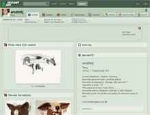 Tablet Screenshot of anubistj.deviantart.com